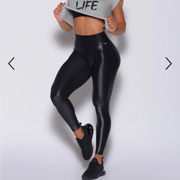 Bombshell Sportswear Gloss Leggings, Black - Picture 5 of 12